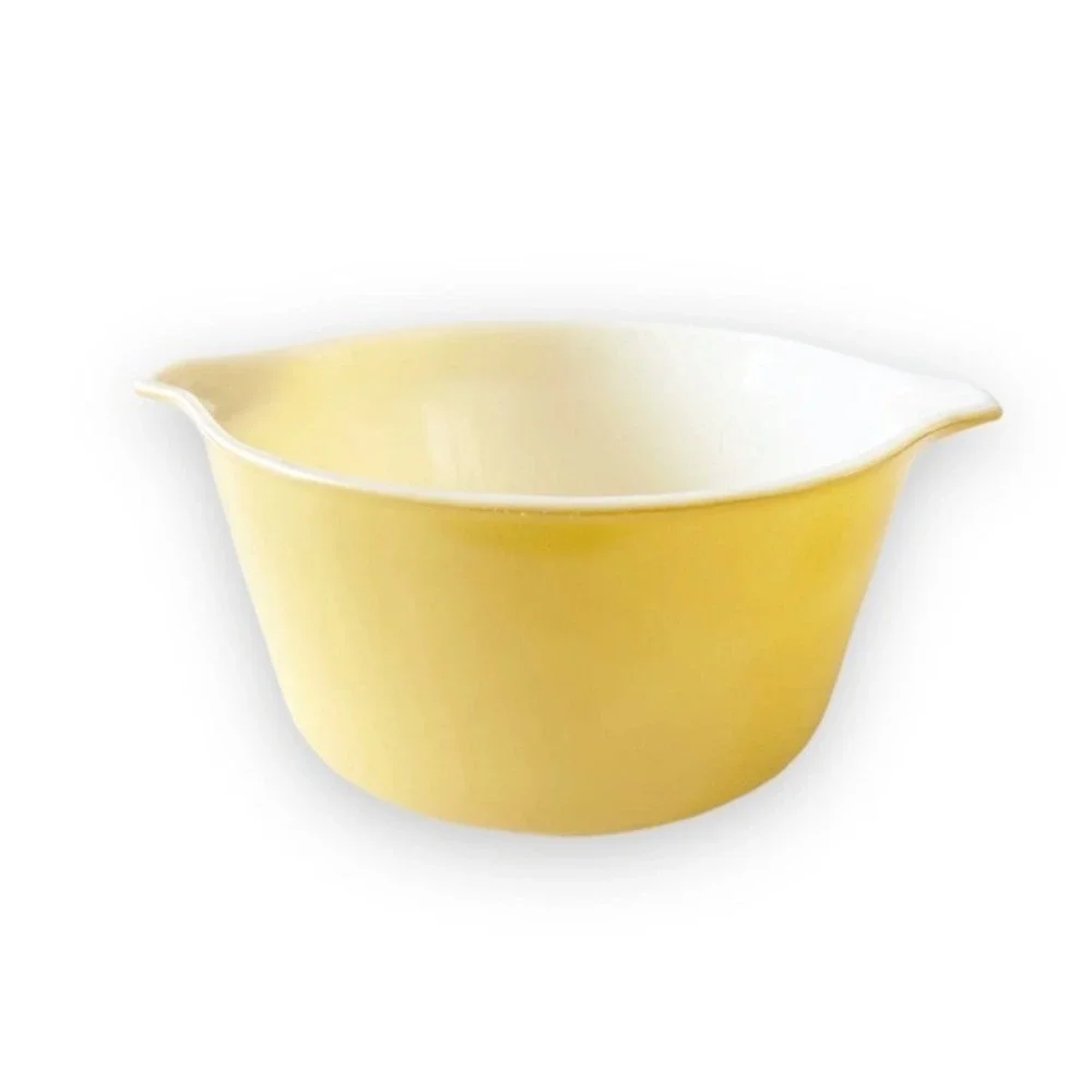 Pyrex 473 Vintage 70s Yellow Casserole Dish w/lid 473 - B 470 -C Retro Primary